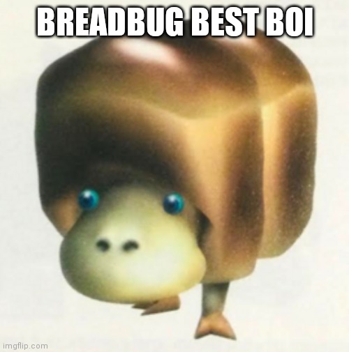 A breadbug from Pikmin, the GOAT