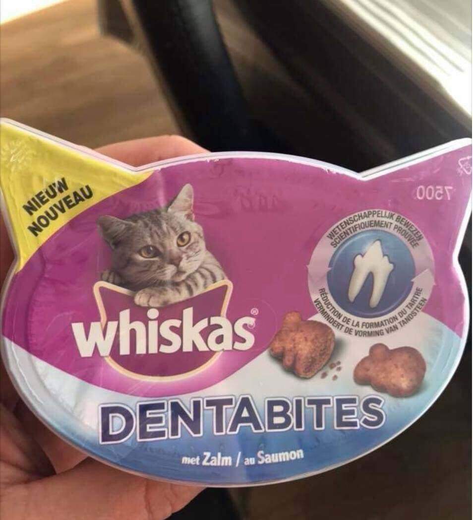 Une boite de nourriture pour chat "DentaBites"